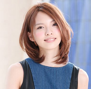 高颧骨菱形脸不留刘海的发型 菱形脸颧骨高女