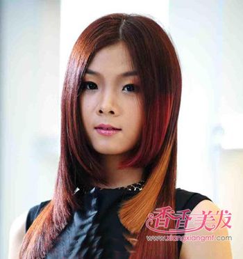 直沙宣头怎么扎简单好看沙宣直发长发发型图片4
