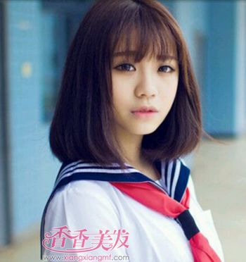 中分齐肩直发适合什么脸型的人 国字脸适合齐