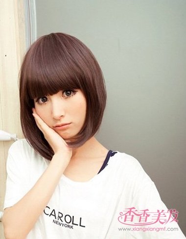 菱形脸短发发型图片 菱形脸发型推荐(4)