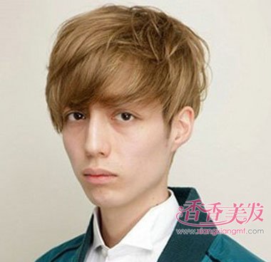 男生栗棕色发型图片 男生板栗色和深棕色发型