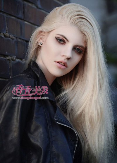 中直头发图片及颜色 直头发可以染什么颜色