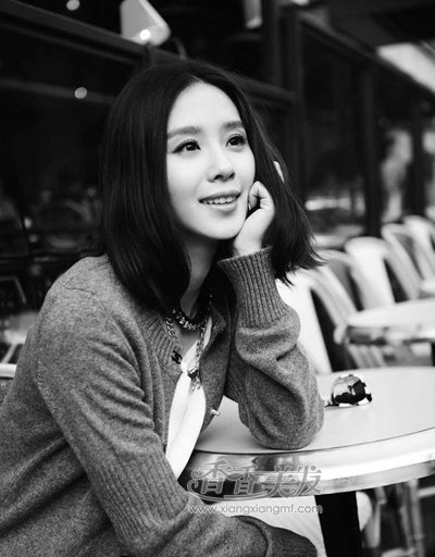 齐肩短发简单古典发型 高圆圆齐肩短发发型(3