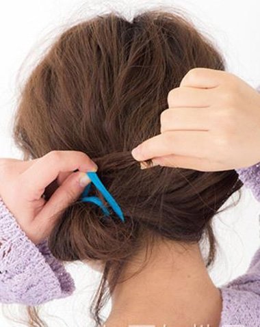 齐脸短发怎么扎图解 怎样使脸型变好看(3)