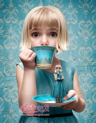 女宝宝夏日短发发型 女幼儿夏季短发型(2)