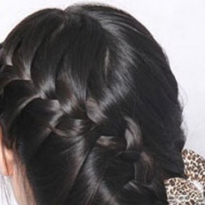 黑直发发型扎法步骤 黑发直发发型盘发