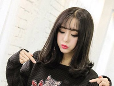 空气卷刘海配直发好看吗 长直发发尾向内微卷