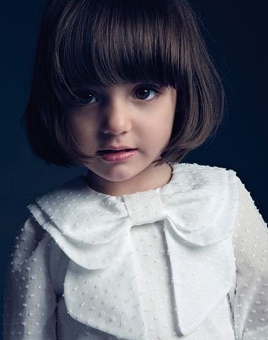 小学生短发发型图片女