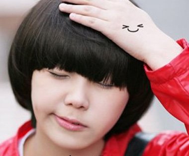 小学生短发发型图片女