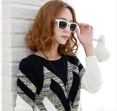 短发竖卷发型 女式烫短卷发发型(2)