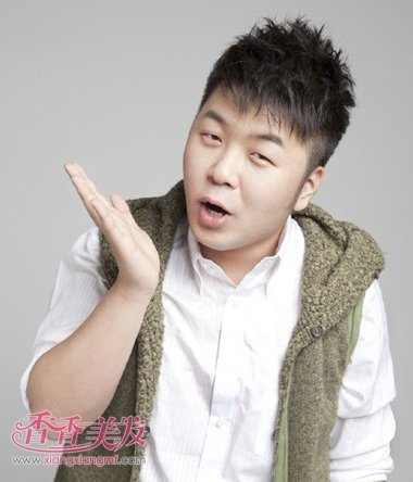 男性大胖子适合的发型图片 胖胖的男生适合什