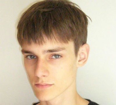 欧美帅气男生褐色头发 男生染发深褐色(3)