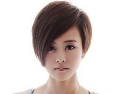 学生沙宣短发一边长一边短 2016年流行的中学
