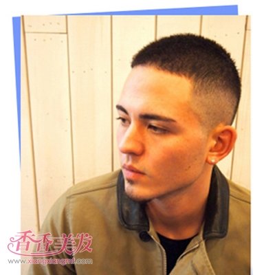 男士发型圆寸图片 男士圆寸头发型剪法(3)