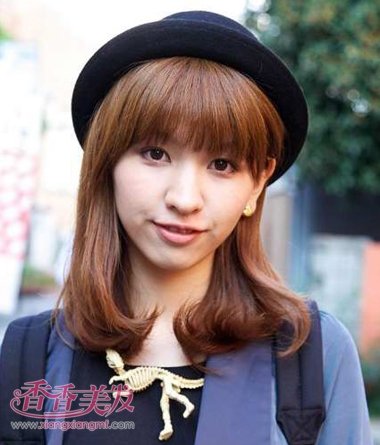 女生发型 短发 头发短怎么卷好看 短发只卷下面怎样卷(2 短发菱形脸