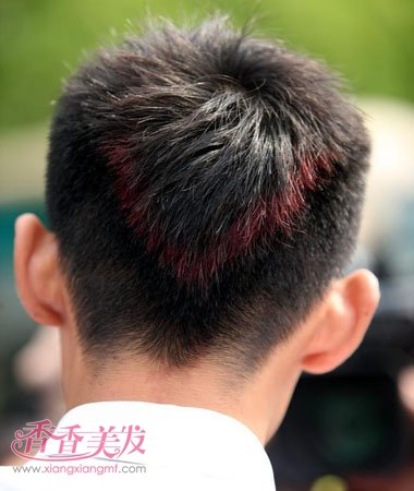 男士短发后脑发型图片 2016潮流发型男短发