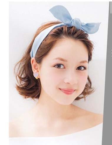 短发发箍怎么戴好看 超短发戴发箍方法