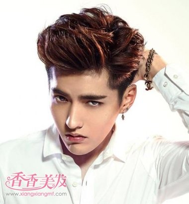 男生染栗色发型图片 2017年男生最流行什么颜