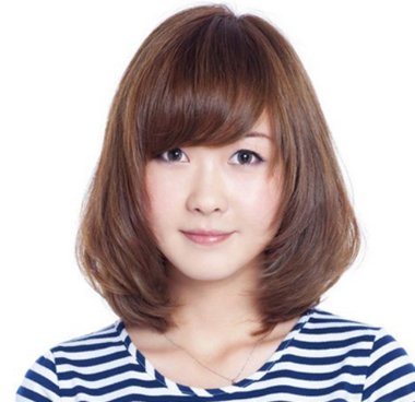 胖女生适合的短发发型图片大全 胖脸发型女短发