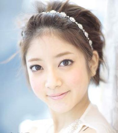 超短发怎么戴发箍 超短发戴发片