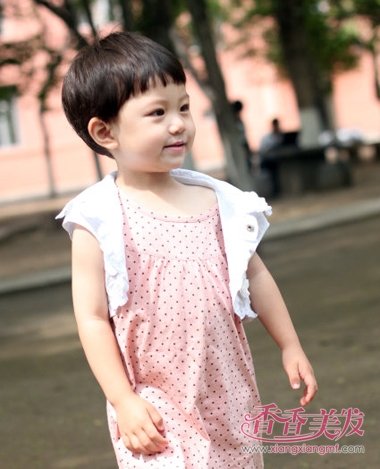 宝宝超短发型图片大全 2017超短发可爱发型(3