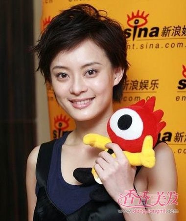 孙俪的最新小卷短发 2017最新流行短发小卷