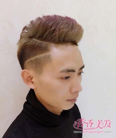 男短发发型两边剃光图 男生特别短的发型(3)