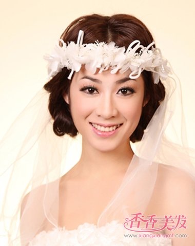 2017年国字脸新娘结婚当天造型 国字脸怎么梳