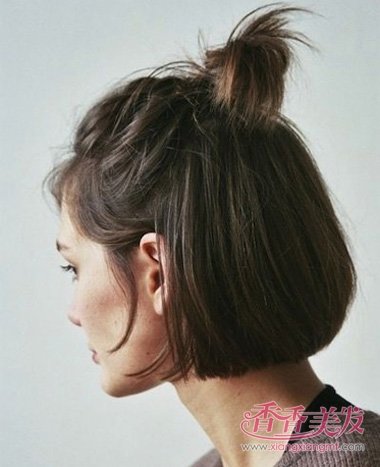超短发扎什么发型好看 超短发发型简单扎法(4