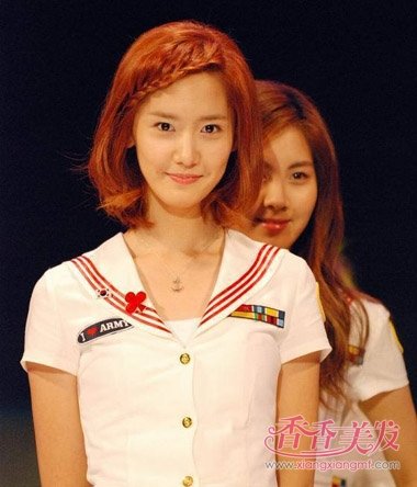 2017年方脸短发流行发型 适合短发发型颜色图