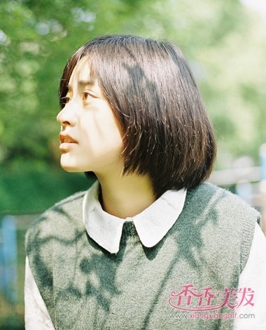 正三角脸适合的短发发型 正三角脸型梳什么短