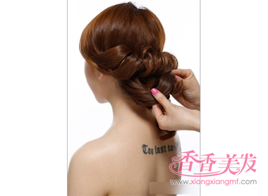 头发少怎样梳新娘头 头发稀少怎么梳好看图解