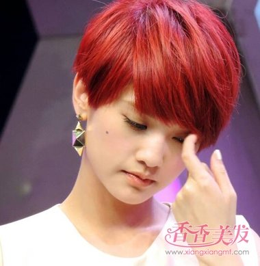 圆脸短发的女星 2017流行哪些圆脸短发_香香