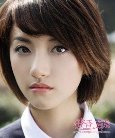 方脸适合什么样短发 大方脸女生气质短发(4)_香