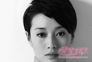 2017方脸明星最流行的短发造型图集 适合方脸