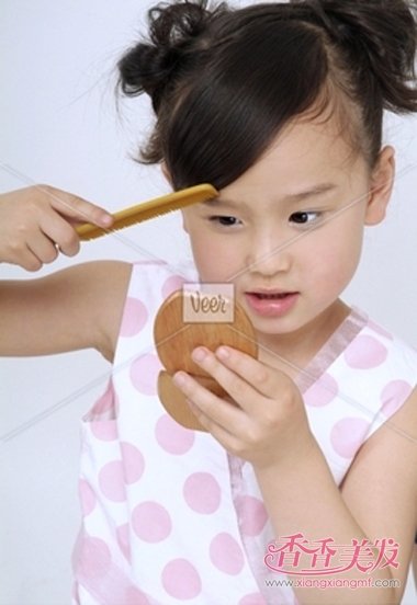 教我梳头女童发型 女童孩梳头发型(3)_香香美发