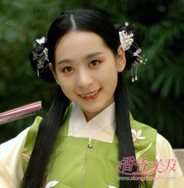 超简单古装发型梳法 古装剧中的发型梳法