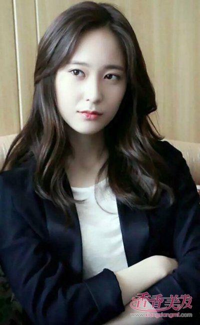 黑头发好看的卷发发型 黑发+卷发发型(4)_香香