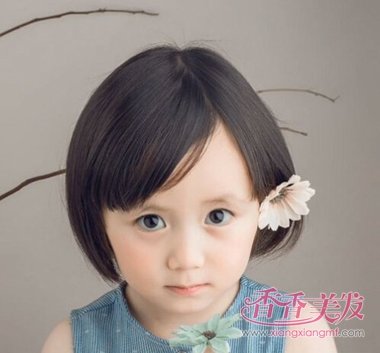 好看的女童短发发型 女宝宝可爱短发发型