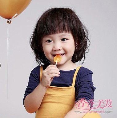 4岁女宝宝短发发型 小孩好看的短发发型(2)_香