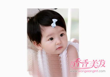 可爱小女孩短发型 两岁女宝宝短发发型(4)