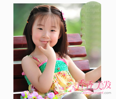 2岁宝宝短发扎发发型 幼儿短发发型女(4)