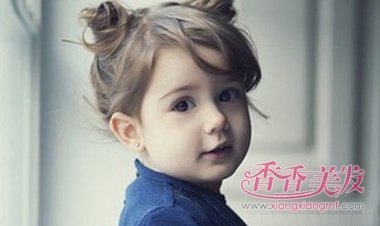 2岁宝宝短发扎发发型 幼儿短发发型女(3)