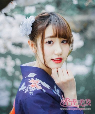 短头发扎古代发型 短发可以扎哪几种发型(2)_香