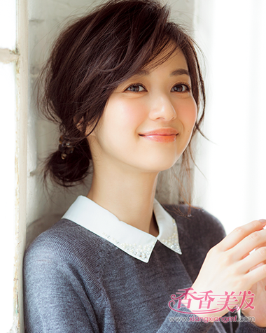 用短发来学习扎各种发型 教我做简单中短发发型