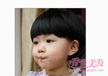 两岁女宝宝短发发型图片 小女童短发型设计_香