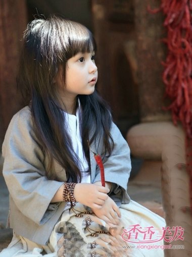 儿童古装发型梳法图解 儿童梳头发型图片辫子