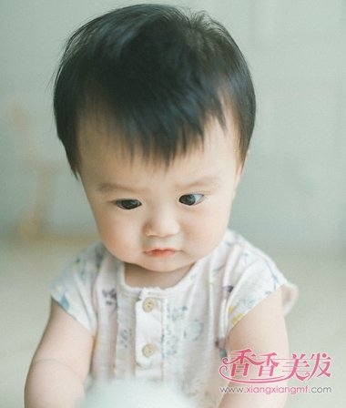 女婴儿宝宝短发发型图片 11个月女宝宝短发发