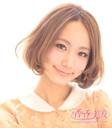 圆脸剪什么短发好看图片 圆脸人适合的短发(2