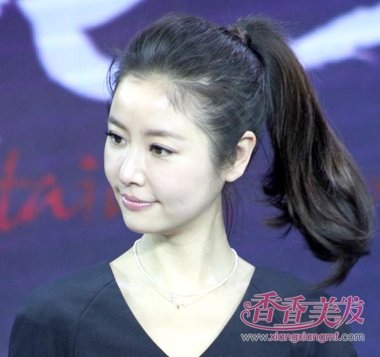 多款圆脸中短发扎发 圆脸短发扎发